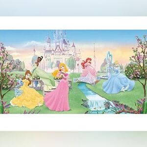 Disney Dancing Princess 7-Panel Sure-Strip Wallpaper Mural 6' X 10.5' JL1228M